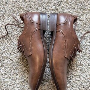 Men's Brown Leather Dress Shoes